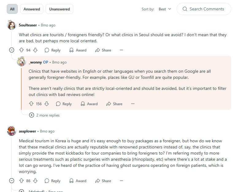 reddit comments
